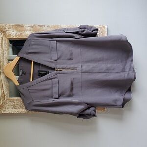 NWT Express grey blouse. Size small